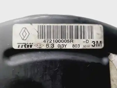 Second-hand car spare part brake servo for renault megane iii sport tourer expression oem iam references 472100005r