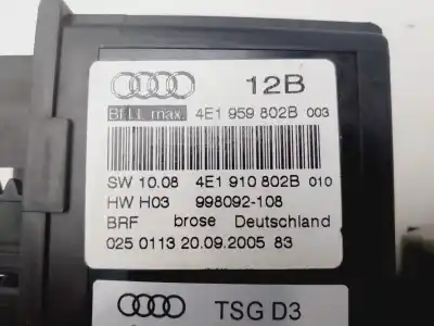 Автозапчастина б/у двигатель переднього правого скла для audi a8 (4e2) 4.2 quattro посилання на oem iam 4e1959802b