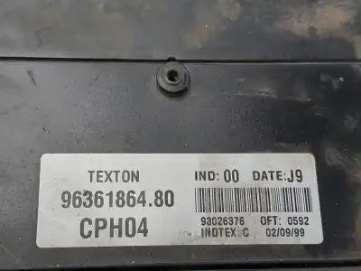 Second-hand car spare part central locking pump for citroen jumpy (u6u_) 1.9 td oem iam references 9636186480  