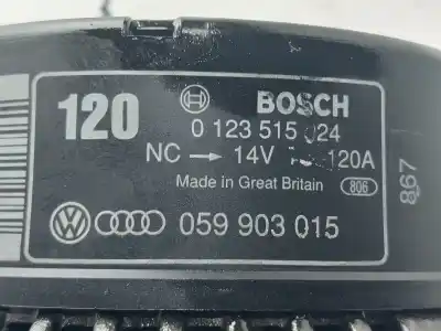 Peça sobressalente para automóvel em segunda mão  por AUDI A6 BERLINA (4B2)  Referências OEM IAM 059903015  