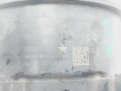 Peça sobressalente para automóvel em segunda mão farol / projetor de nevoeiro esquerdo por ds 5 design 181 cv / 133 kw referências oem iam 9811333380