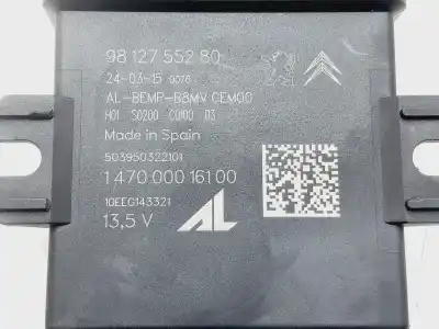 Second-hand car spare part electronic module for ds 5 design 181 cv / 133 kw oem iam references 9812755280  