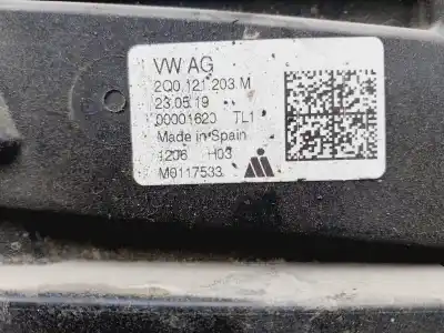 Peça sobressalente para automóvel em segunda mão termoventilador elétrico por seat arona style referências oem iam 2q0121203m