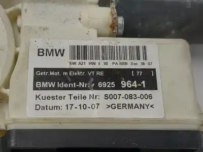 Peça sobressalente para automóvel em segunda mão MOTOR ELEVADOR VIDRO DIANTEIRO DIREITO por BMW X3 (E83)  Referências OEM IAM 6925964  