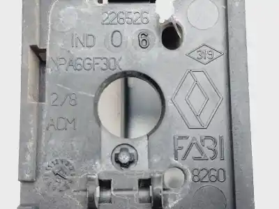 Second-hand car spare part exterior right rear door handle for renault clio iii confort dynamique oem iam references 7701475754  