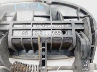 Peça sobressalente para automóvel em segunda mão puxador exterior traseiro esquerdo por daewoo matiz se referências oem iam 96314566  