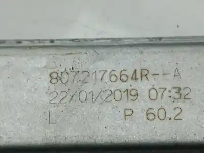 Second-hand car spare part driver left window regulator for dacia duster ii prestige oem iam references 807217664r  