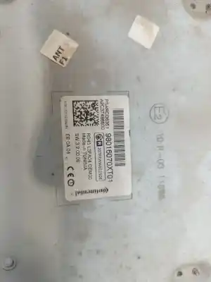 Second-hand car spare part audio system / radio cd for citroen c3 sx oem iam references 98016070xt