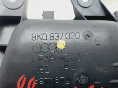 Peça sobressalente para automóvel em segunda mão puxador interior dianteiro direito por audi a4 berlina (b8) basis referências oem iam 8k0837020