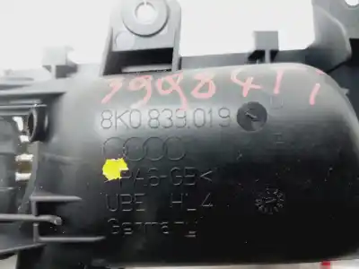 Peça sobressalente para automóvel em segunda mão puxador interior traseiro esquerdo por audi a4 berlina (b8) basis referências oem iam 8k0839019