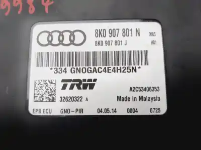Peça sobressalente para automóvel em segunda mão módulo eletrônico por audi a4 berlina (b8) basis referências oem iam 8k0907801n