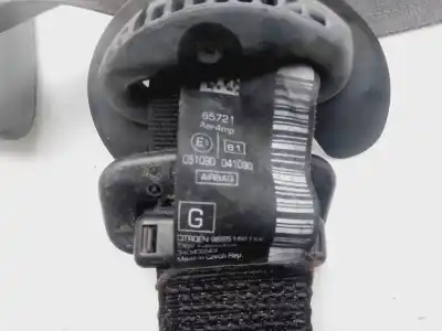 Peça sobressalente para automóvel em segunda mão cinto de segurança dianteiro esquerdo por citroen c3 attraction referências oem iam 96851661xx