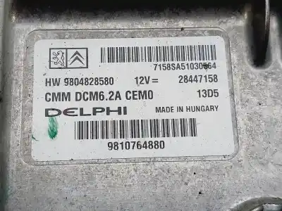 Pezzo di ricambio per auto di seconda mano centralina motore per ds 5 design 181 cv / 133 kw riferimenti oem iam 9804828580  