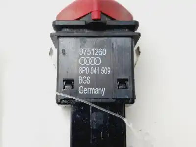 Second-hand car spare part hazard warning lights for audi a3 (8p1) 2.0 tdi 16v oem iam references 8p0941509  