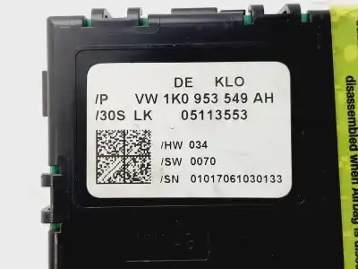 Second-hand car spare part electronic module for audi a3 (8p1) 2.0 tdi 16v oem iam references 1k0953549ah  