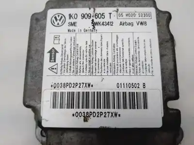 Peça sobressalente para automóvel em segunda mão centralina de airbag por seat altea (5p1) reference ecomotive referências oem iam 1k0909605t