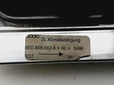 Peça sobressalente para automóvel em segunda mão comando de sofagem (chauffage / ar condicionado) por audi a4 berlina (8e) 2.0 tdi referências oem iam 8e0820043aj  