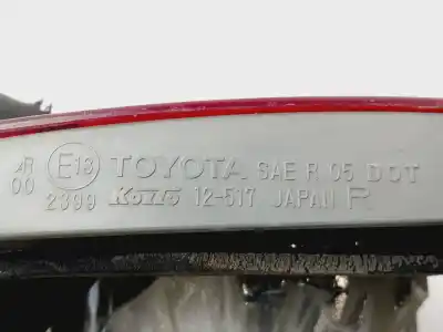 Pezzo di ricambio per auto di seconda mano luce di coda interna destra per toyota corolla (e15) luna riferimenti oem iam 8158112110  