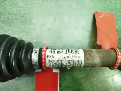 Peça sobressalente para automóvel em segunda mão transmissão dianteira esquerda por ds 5 design 181 cv / 133 kw referências oem iam 9805375880