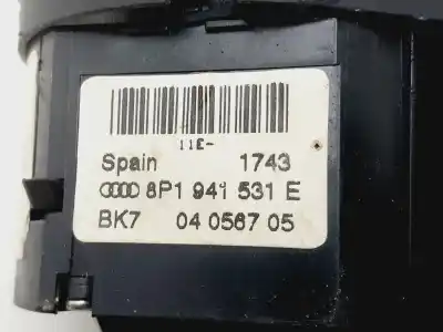 Second-hand car spare part headlights switch for audi a3 (8p1) 2.0 tdi 16v oem iam references 8p1941531e  