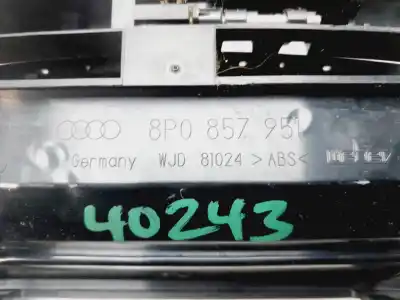 Second-hand car spare part ashtray for audi a3 (8p1) 2.0 tdi 16v oem iam references 8p0857951