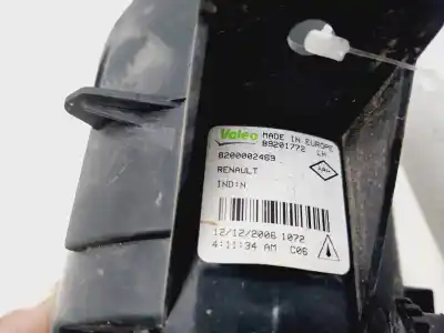 Peça sobressalente para automóvel em segunda mão farol / projetor de nevoeiro esquerdo por renault clio iii confort dynamique referências oem iam 8200002469  