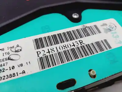 Pezzo di ricambio per auto di seconda mano pannello degli strumenti per dacia sandero stepway riferimenti oem iam 248108043r