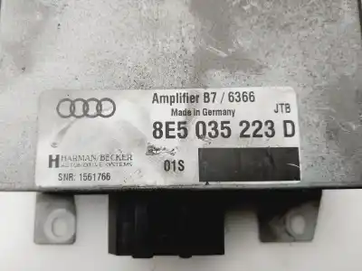 Peça sobressalente para automóvel em segunda mão módulo eletrónico antena por audi a4 berlina (8e) 2.0 tdi referências oem iam 8e5035223d