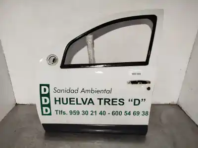 Second-hand car spare part left front door for dacia sandero ambiance oem iam references 801019012r