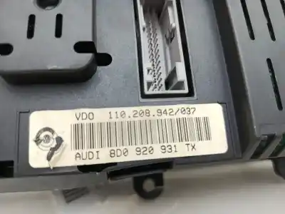 Peça sobressalente para automóvel em segunda mão quadrante por audi a4 berlina (b5) 1.9 tdi referências oem iam 8d0920931tx  