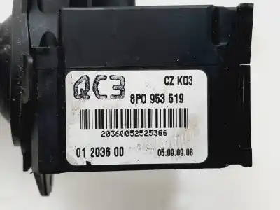 Peça sobressalente para automóvel em segunda mão comutador de limpa vidros por audi a3 (8p) 1.6 fsi ambiente 116 cv / 85 kw referências oem iam 8p0953519  