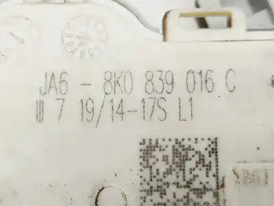 Peça sobressalente para automóvel em segunda mão fechadura da porta traseira direita por audi a4 berlina (b8) basis referências oem iam 8k0839016c