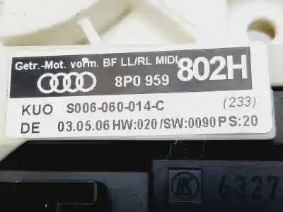 Second-hand car spare part right front window motor for audi a3 (8p1) 2.0 tdi 16v oem iam references 8p0959802h
