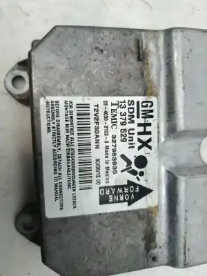 Peça sobressalente para automóvel em segunda mão centralina de airbag por opel corsa d selective referências oem iam 13379529
