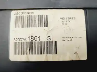 Peça sobressalente para automóvel em segunda mão quadrante por renault clio iii emotion referências oem iam 8200761861  