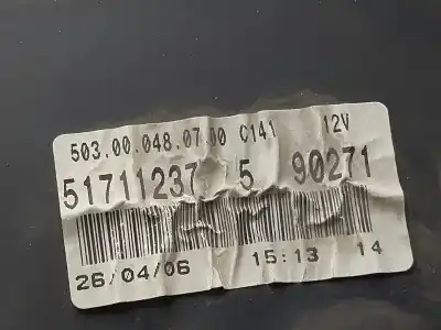 Peça sobressalente para automóvel em segunda mão quadrante por fiat panda (169) 1.2 8v dynamic referências oem iam 51711237  