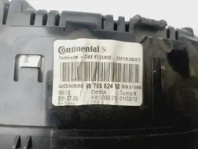 Peça sobressalente para automóvel em segunda mão quadrante por citroen c4 lim. business referências oem iam 9676962480  