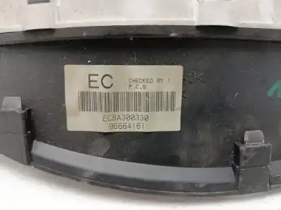 Peça sobressalente para automóvel em segunda mão quadrante por chevrolet matiz s referências oem iam 96664161  