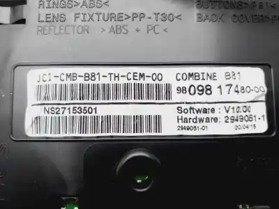 Peça sobressalente para automóvel em segunda mão quadrante por ds 5 design 181 cv / 133 kw referências oem iam 9809817480  