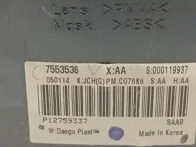 Pezzo di ricambio per auto di seconda mano pannello degli strumenti per saab 9-3 berlina 1.9 tid linear (i/d) riferimenti oem iam 7553536
