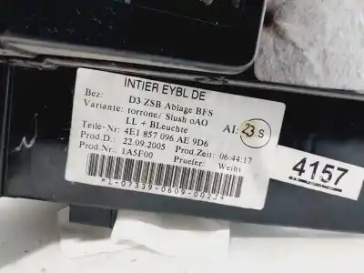 Second-hand car spare part glove compartment for audi a8 (4e2) 4.2 quattro oem iam references 4e1857096ae  