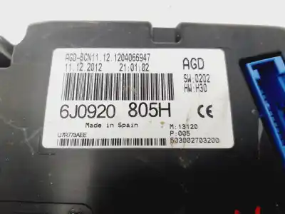 Peça sobressalente para automóvel em segunda mão quadrante por seat ibiza (6j5) reference referências oem iam 6j0920805h  