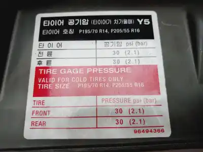 Peça sobressalente para automóvel em segunda mão porta luvas por daewoo evanda (klal) 2.0 referências oem iam 96393157  