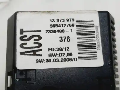 Second-hand car spare part multifunction display for opel corsa d selective oem iam references 13373979  