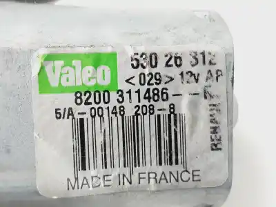 Pezzo di ricambio per auto di seconda mano motore tergicristallo posteriore per renault clio iii emotion riferimenti oem iam 8200311486  