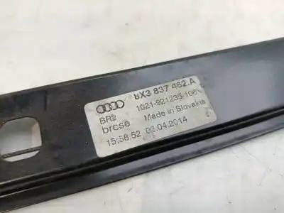 Second-hand car spare part passenger side right window regulator for audi a1 (8x) attraction oem iam references 8x3837462a  