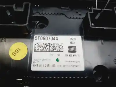 Second-hand car spare part climate control for seat leon (5f1) 1.6 tdi oem iam references 5f0907044  