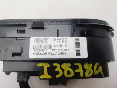 Peça sobressalente para automóvel em segunda mão comando de sofagem (chauffage / ar condicionado) por citroen c4 picasso exclusive referências oem iam 9659627577