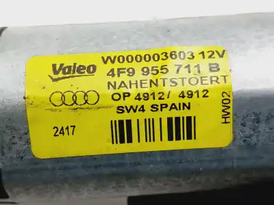 Second-hand car spare part rear windshield wiper motor for audi a6 allroad quattro (4fh) 3.0 tdi oem iam references 4f9955711b