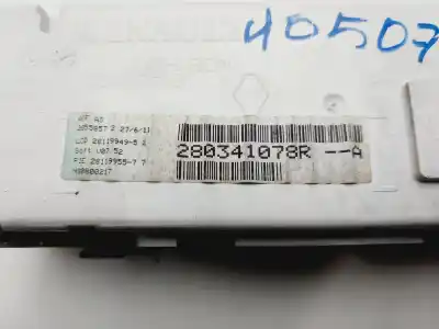 Second-hand car spare part multifunction display for renault kangoo furgón confort oem iam references 280341078r  